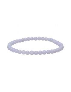 Pulsera de Calcedonia Azul 4mm