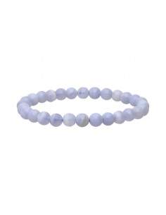 Pulsera de Calcedonia Azul 6mm