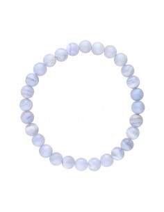 Pulsera de Calcedonia Azul 6mm 2