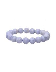 Bracelet en calcédoine 10mm