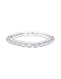 Pulsera de Cuarzo Blanco 8mm