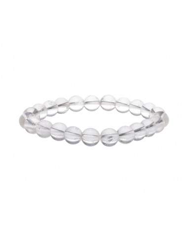 Pulsera de Cuarzo Blanco 8mm