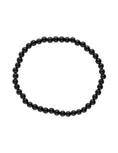 Bracelet d'obsidienne 4mm 2