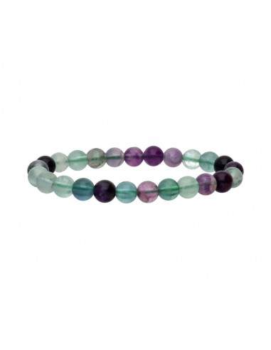 Rainbow Fluorite Bracelet Green 8mm