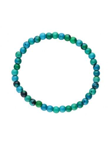 Crisocolla Reforçada de 4 mm Pulseira...
