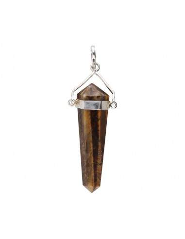 Silver Plated Tiger Eye Bi-Terminate...