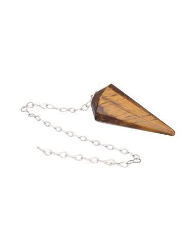 Tiger Eye Faceted Pendulum (FAC4)