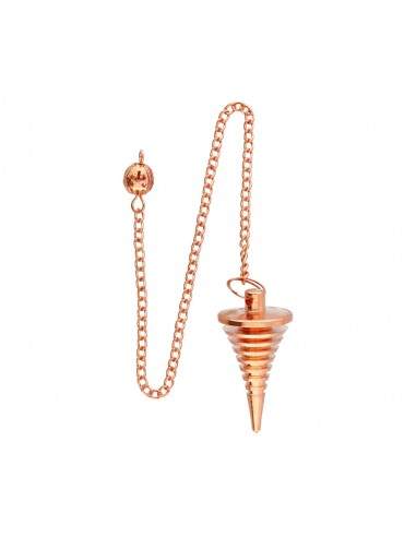 Pendule Isis conique en cuivre (COB21)
