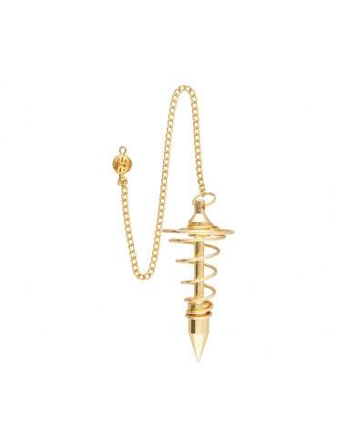 Large Bronze Spiral Pendulum (BRO38)