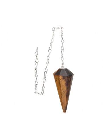 Tiger Eye Faceted Pendulum (FAC4)