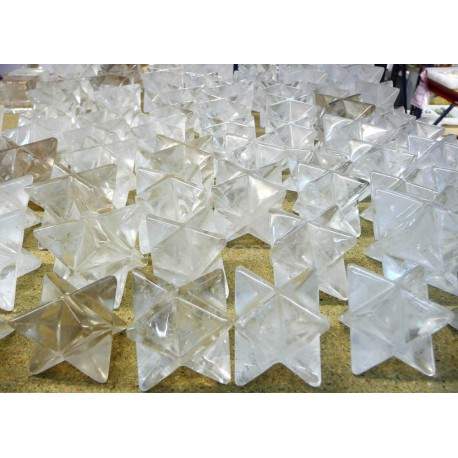 Merkaba quartzo pequena (entre 45-60 gramas)