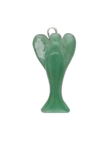 Pendentif ange en quartz vert
