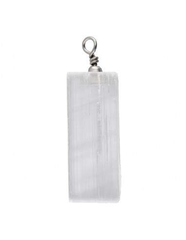 Colgante de Selenita Rectangular