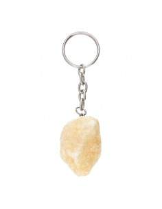 Yellow Calcite Keychain in...