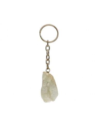 Rough Aquamarine Key Ring