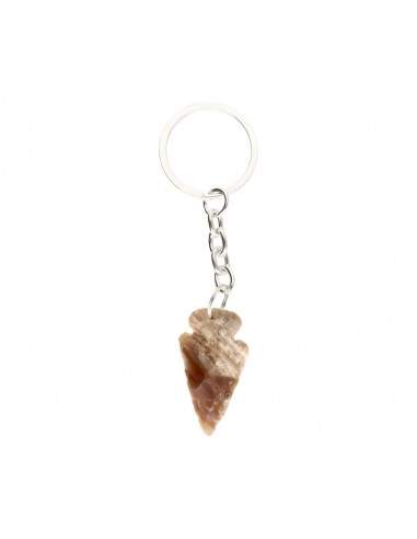 Flint Arrowhead Key Chain