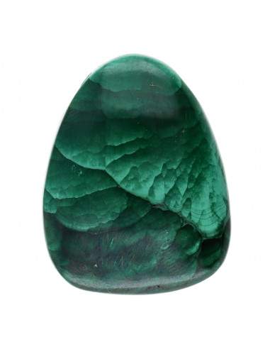 Pendentif Malachite plaqué Rhodium