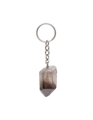 Rough Smoky Quartz Key Chain