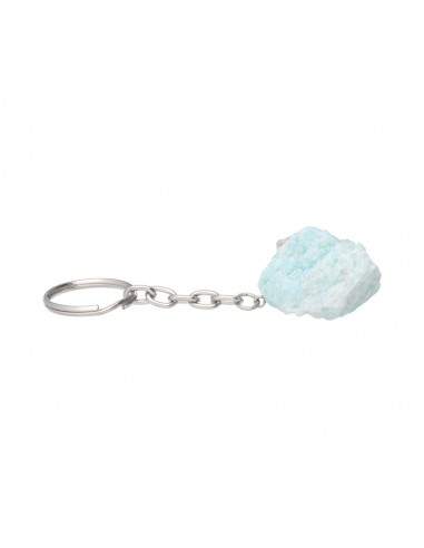 Rough Amazonite Key Ring