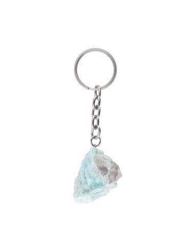 Porte-clés en amazonite brute