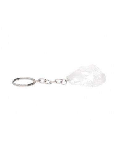 Rough Quartz Key Ring
