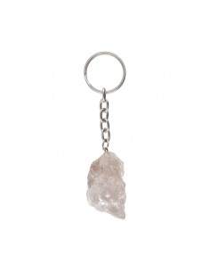 Rough Smoky Quartz Key Ring