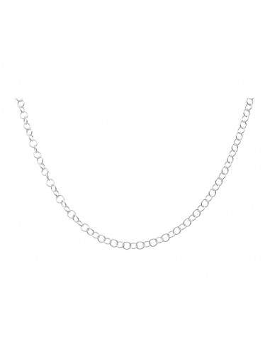 Corrente Redonda 70cm (C42) - Prata...