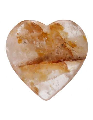 Coeur en quartz hématoïde