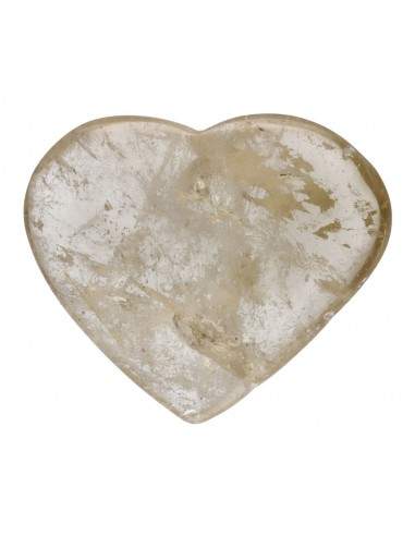 Heated Citrine Heart