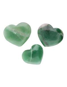 Cœurs en quartz vert