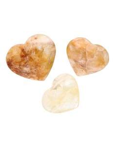 Hematoid Quartz Hearts