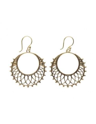 Brincos grandes em bronze -73-