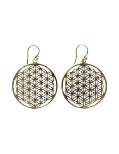 Brincos grandes em bronze -20-