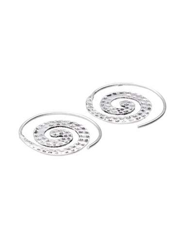 Boucles d'oreilles plaquées argent (P7)