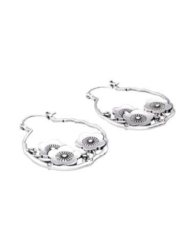 Silver Plated Earrings -P36- -P36-