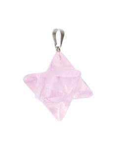 Rose Quartz Merkaba Pendant 2