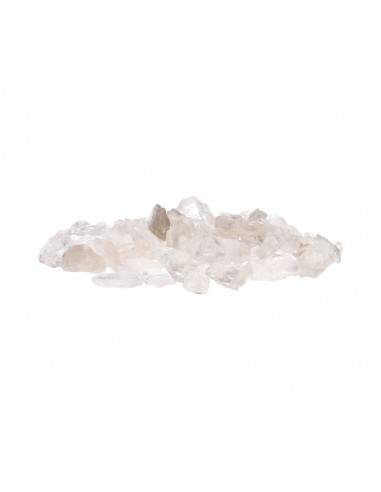 Fragmentos grandes de quartzo branco...