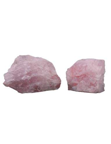 Quartz rose avec face polie
