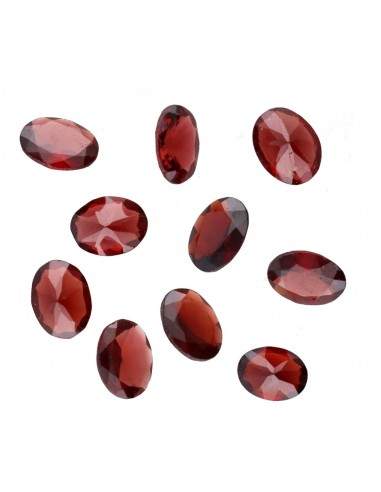 Faceted Garnet Cabochons Large Ovals...