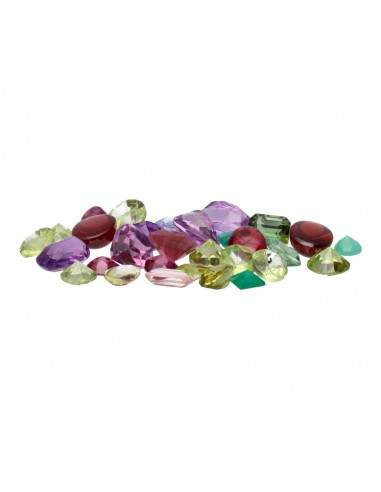 Cabochons à facettes en minéraux...