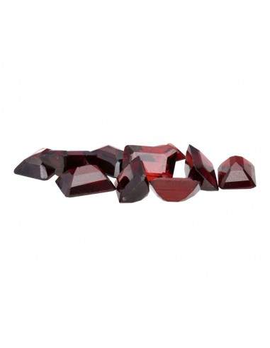 Rectangle Faceted Garnet cabochons...