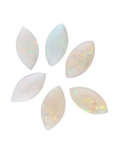 Cabochões de olho de opala (6 peças)