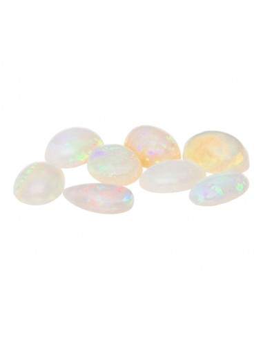 Cabochons d'opale mixte (8 pièces)