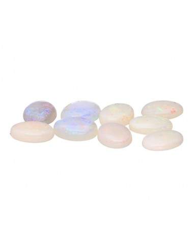 Cabochões de opala oval (9 peças)