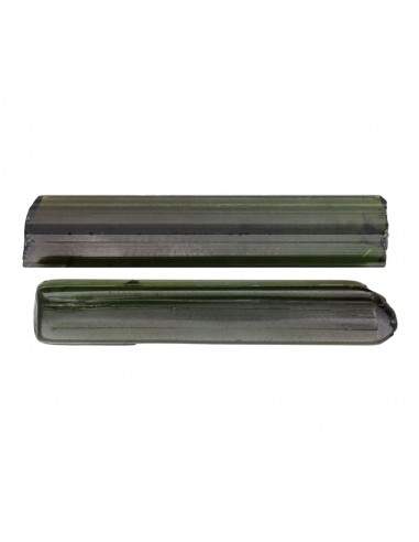 Tourmaline verte brute (2 pièces)