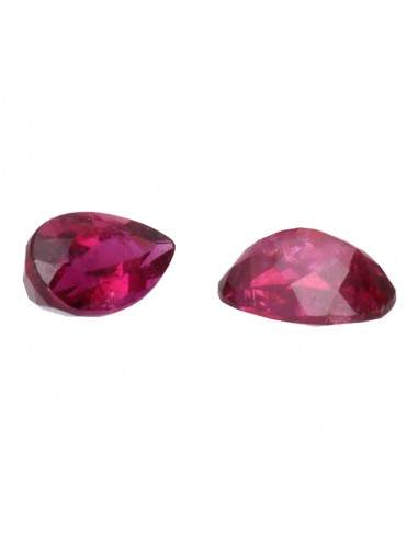 Cabochons de tourmaline rouge...