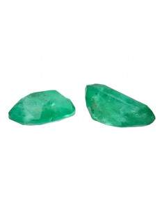 Faceted Emerald cabochons... 2