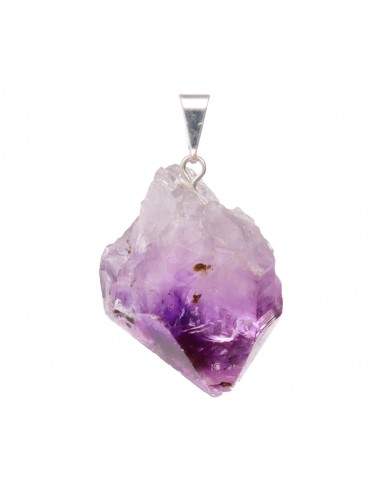 Pendentif en améthyste brute 1