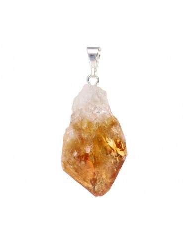 Citrine brute chauffée Pendentif...