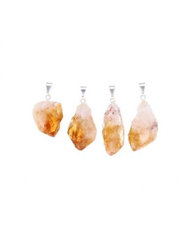 Citrine brute chauffée Pendentif...